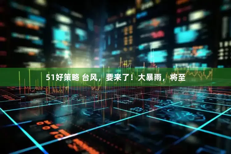 51好策略 台风，要来了！大暴雨，将至